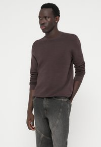 Only & Sons ONSRON CREW NECK - Πουλόβερ - raisin