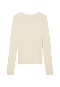 Marc O'Polo DENIM CREW NECK - Jumper - white blush