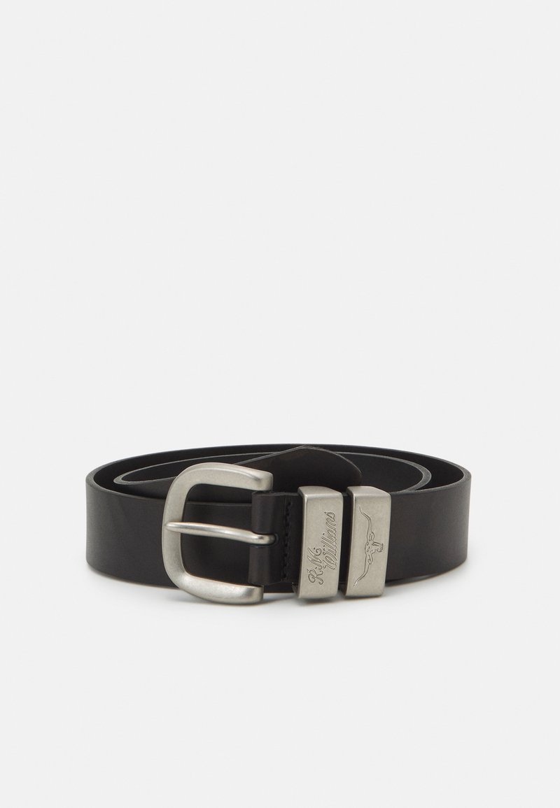 R. M. WILLIAMS - PIECE SOLID HIDE - Riem - black, Vergroten