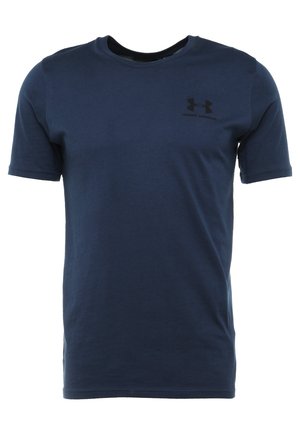 Under Armour LEFT CHEST LOGO - T-Shirt sport - academy/black