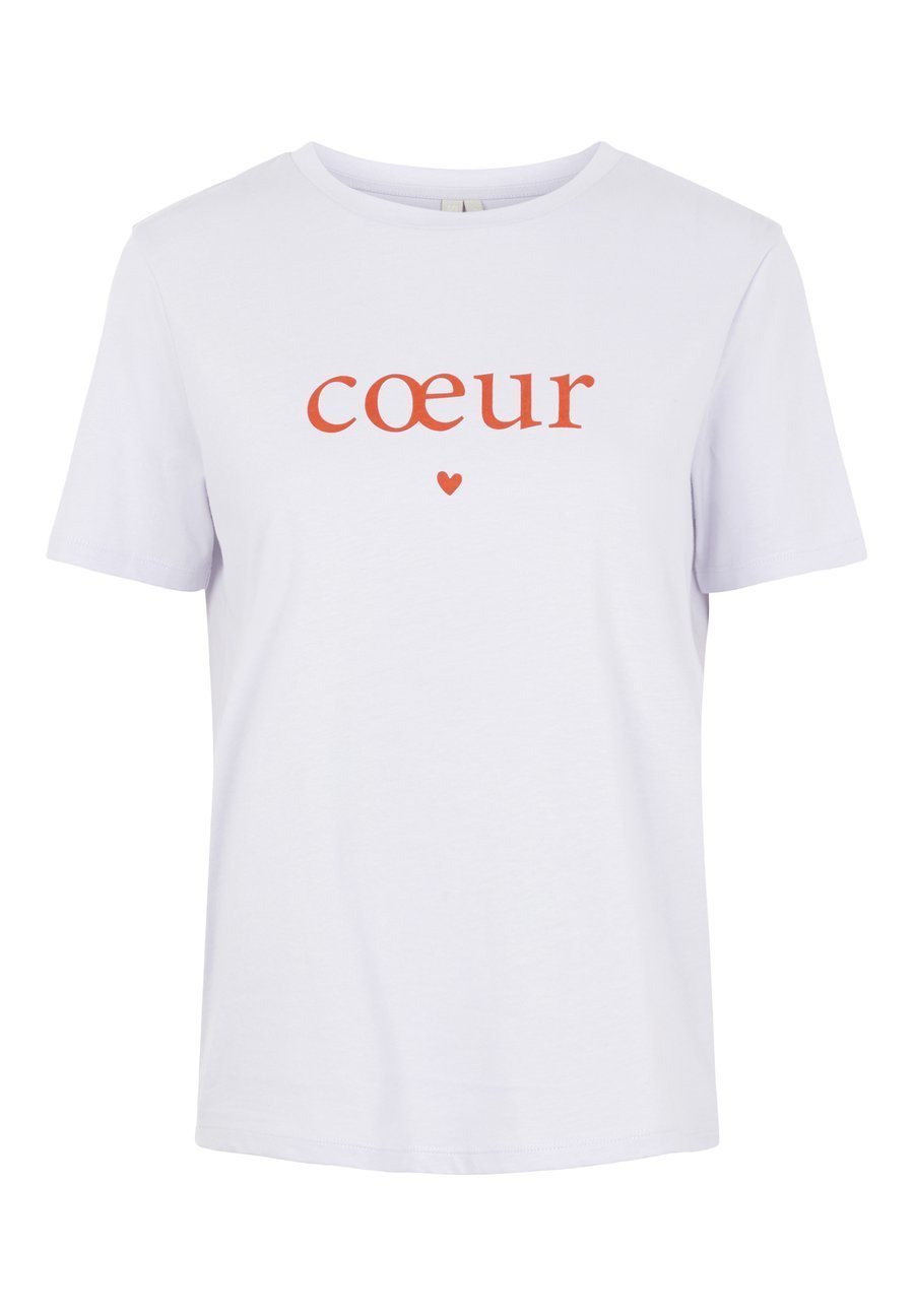 T shirt med print purple heather T shirt med print purple heather