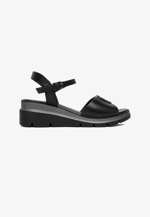 Lasocki, LASOCKI WOMEN'S SANDALS BLACK - Plateausandaler - black
