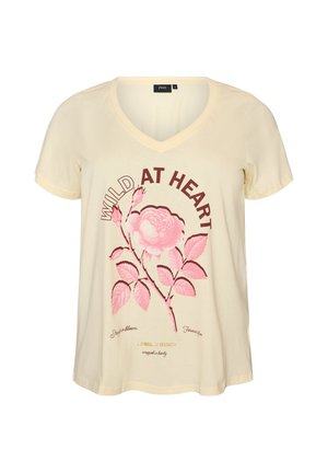 Zizzi, Camiseta estampada - beige