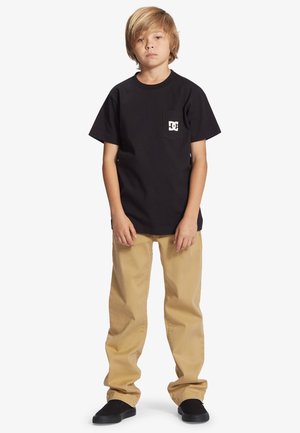 DC STAR POCKET - T-shirt basic - black