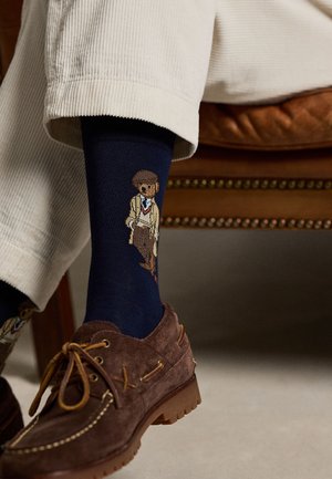 Polo Ralph Lauren POLO BEAR TROUSER SOCK GIFT SET 3 PACK - Calcetines - green/navy/red