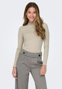 JDY JDYFRANSISKA LIFE NOOS - Long sleeved top - hellgrau