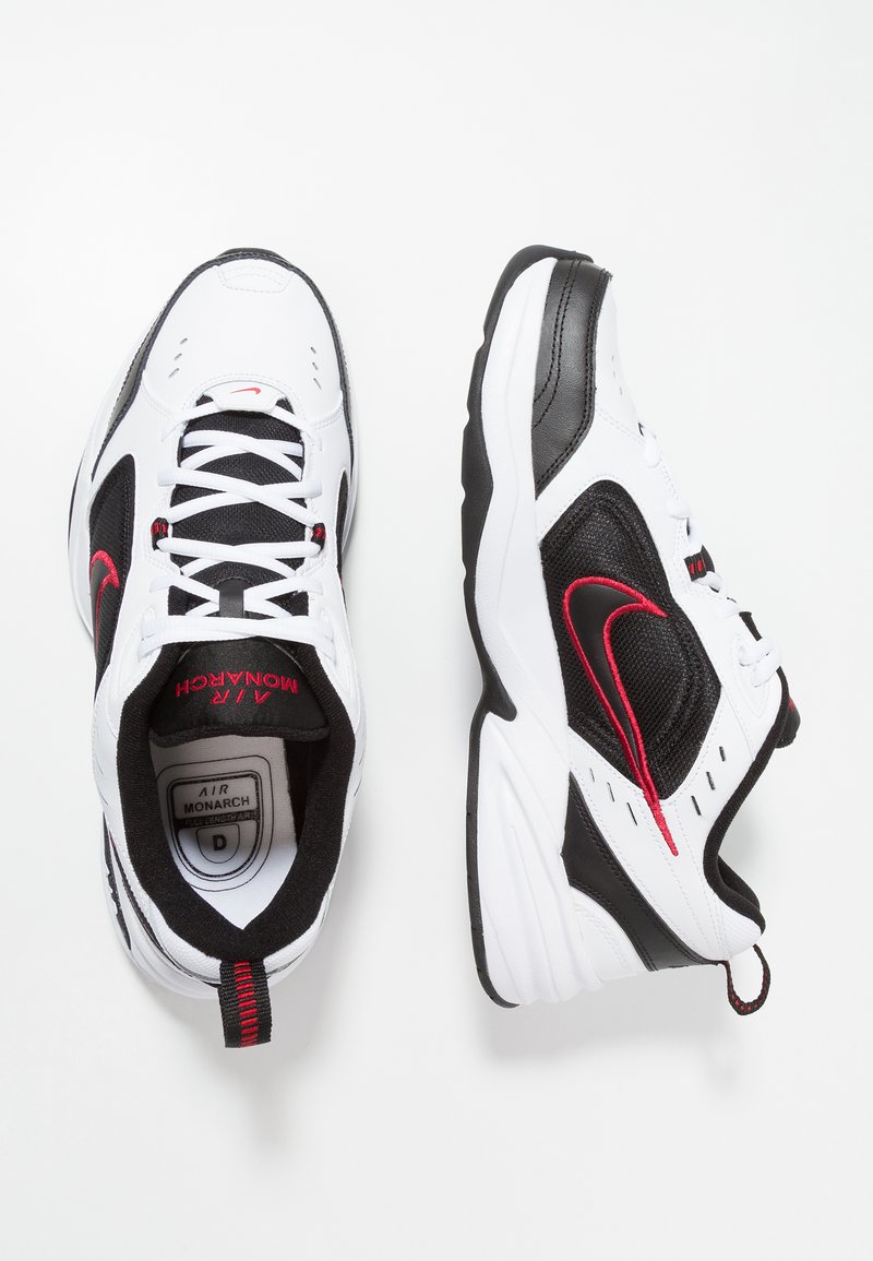 Nike Performance AIR MONARCH IV Zapatillas - white/black/varsity red/blanco - Zalando.es