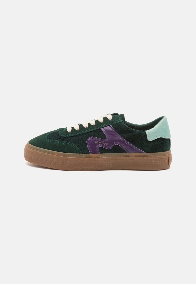 GANT CARROLY - Sneaker low - tartan green