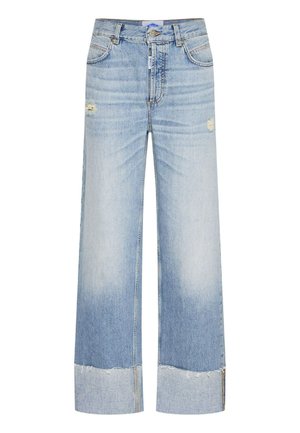 BASERAFINA - Straight leg jeans - vintage meduim blue denim