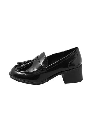TASSEL LOAFERS - Slip-ons - black
