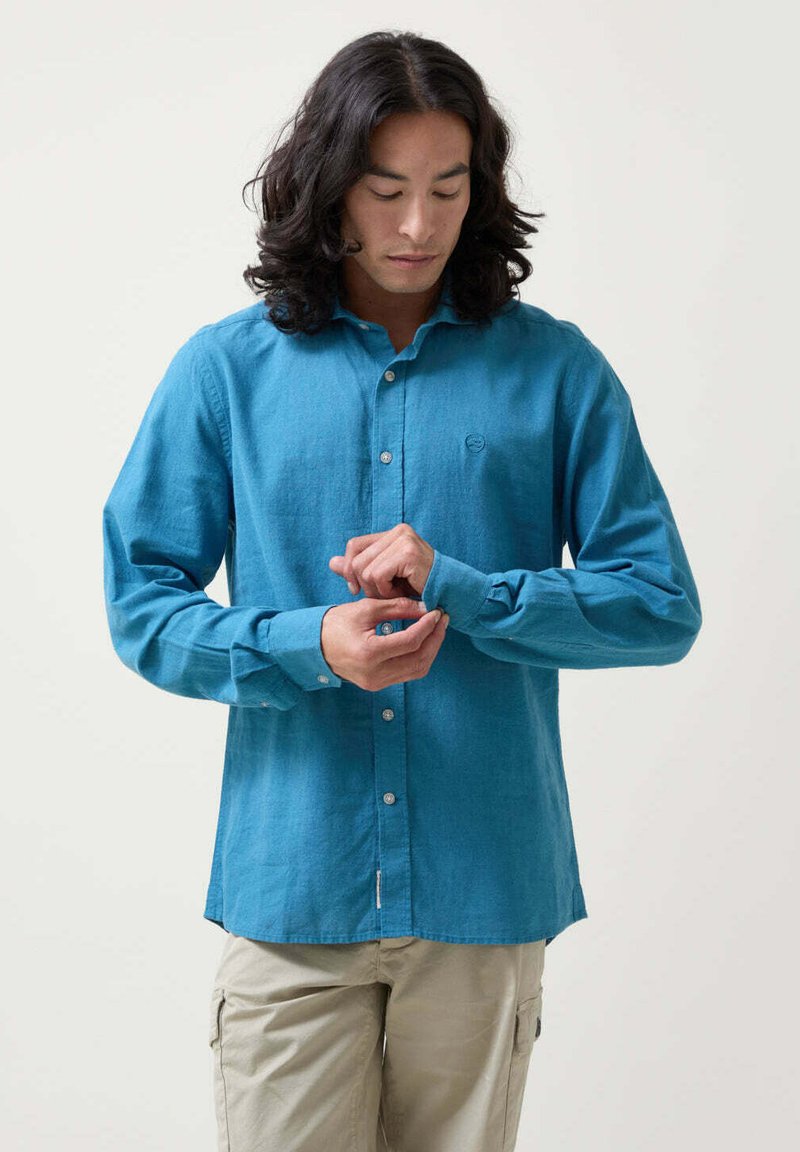 ALTONADOCK Camisa - azul petróleo