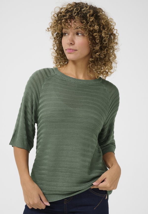 CRJETTA - Strickpullover - laurel wreath