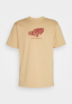 PAVILION UNISEX - Camiseta estampada - gold