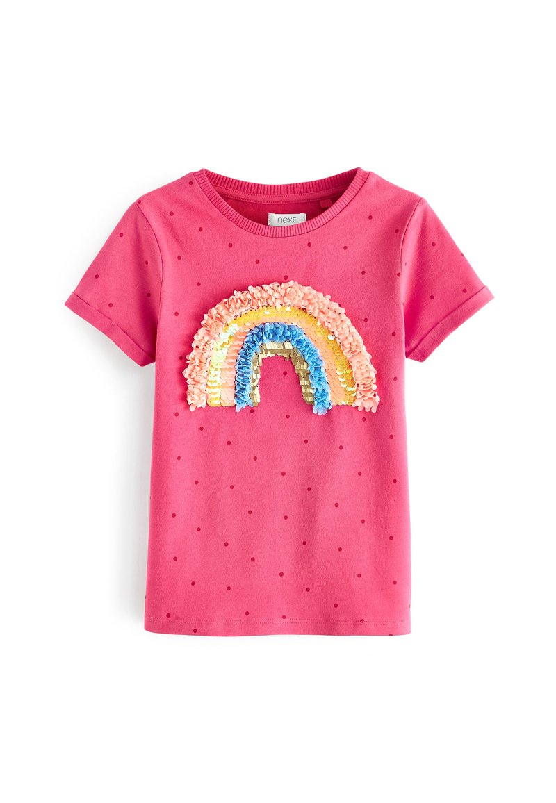 Next CONFETTI RAINBOW TShirt print magenta pink/pink Zalando.at