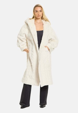 HOODED - Winter coat - white