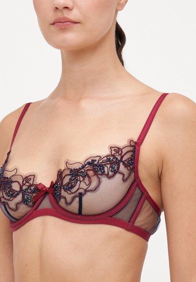 Agent Provocateur LINDIE BRA  - Modrček s kostjo - plum/navy
