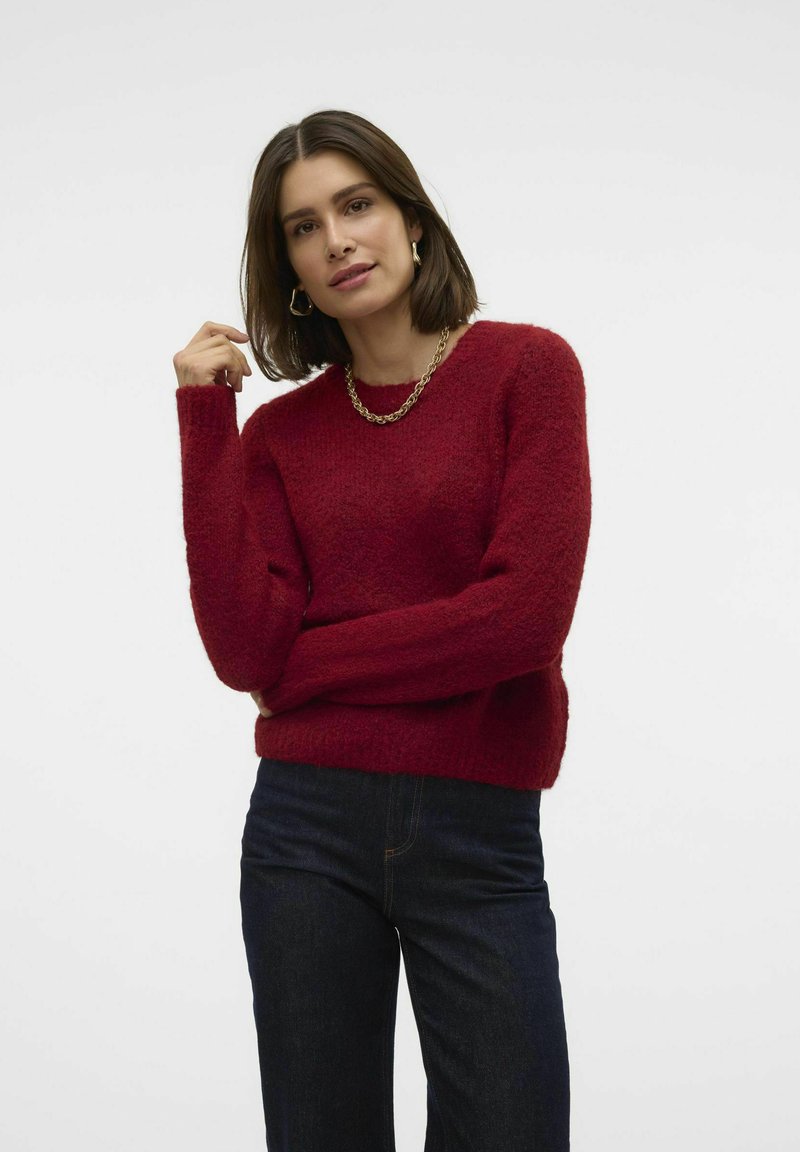 Vero Moda VMNOVAH O NECK  - Pullover - winetasting