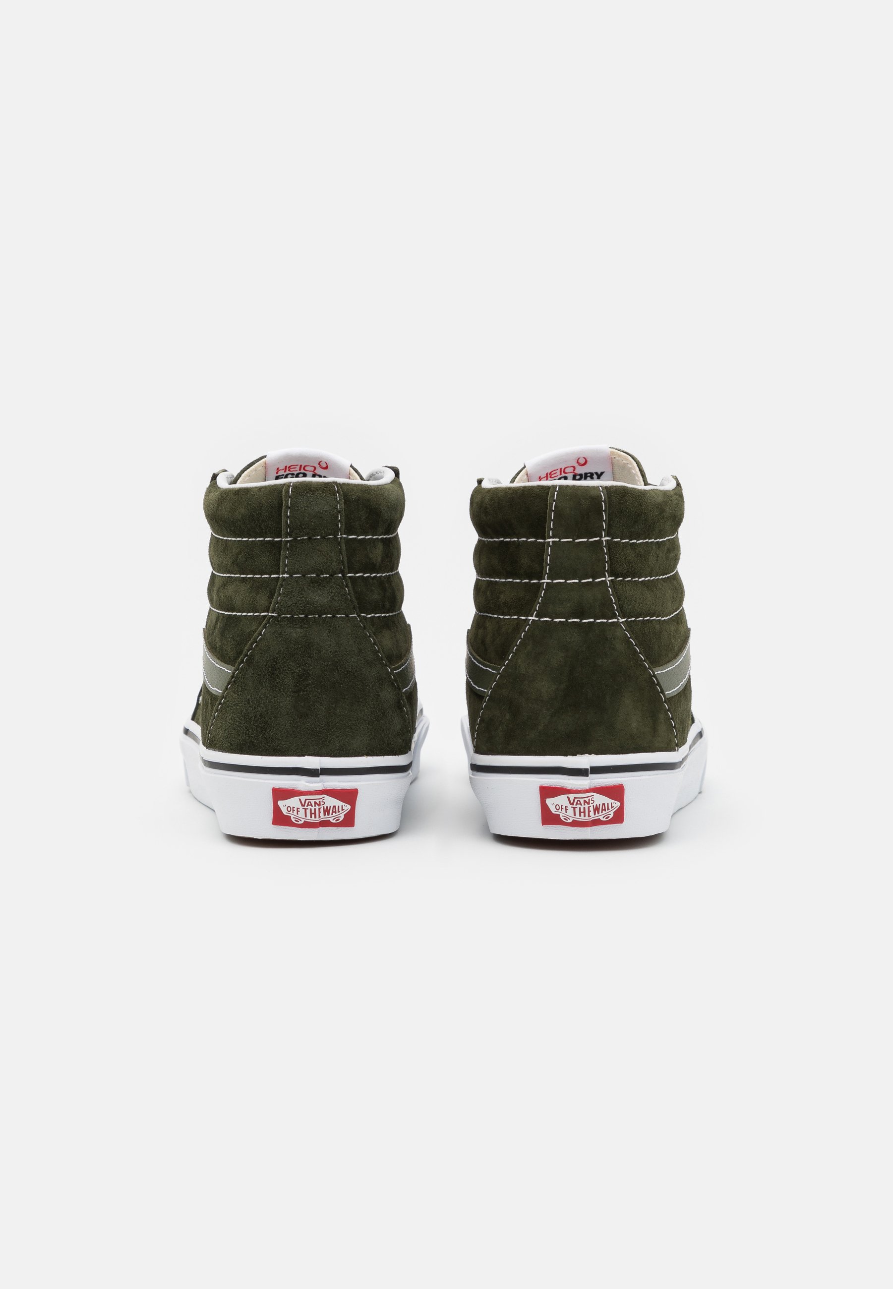 olive high top vans