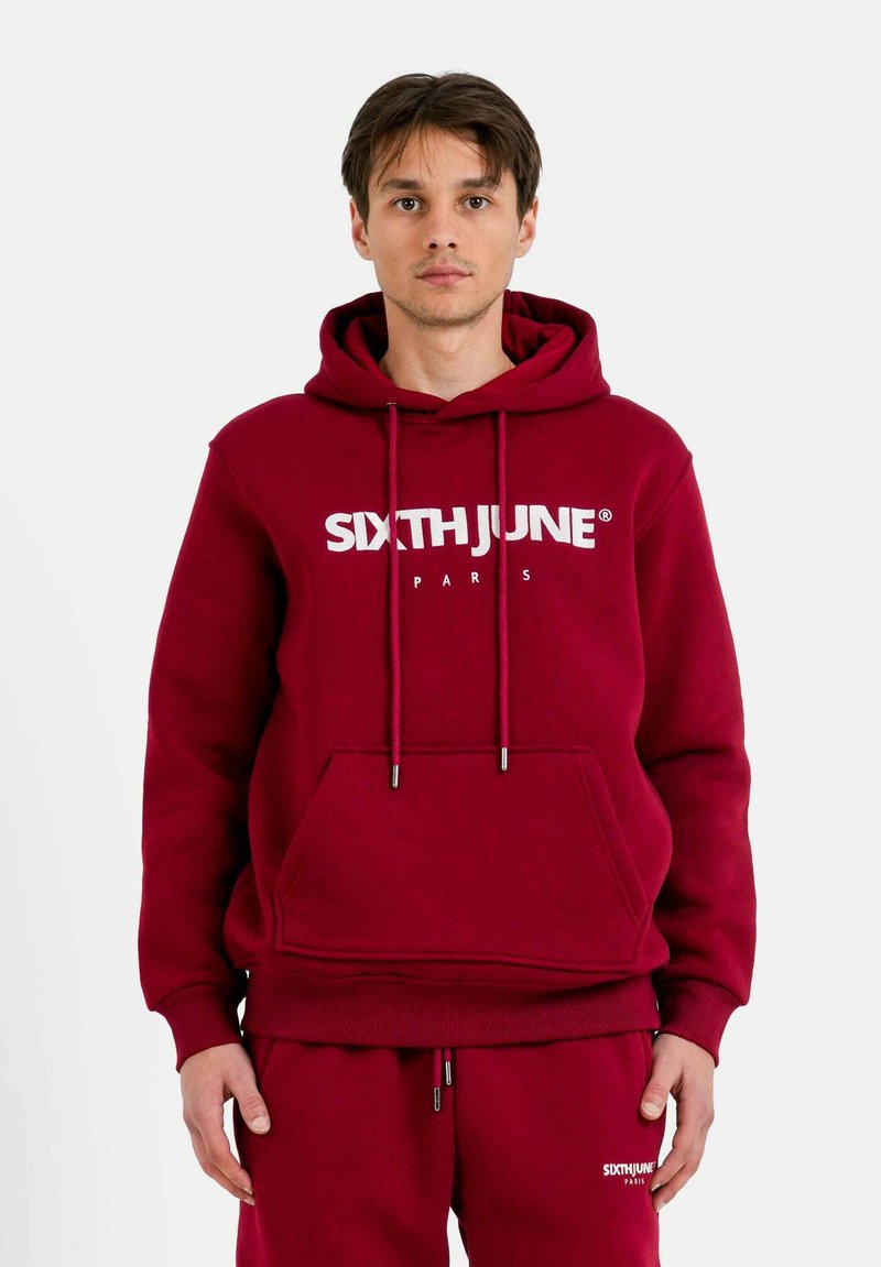 Sixth June Kapuzenpullover - burgundy
