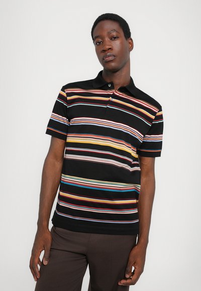 Paul Smith SIGNATURE STRIPE POLO SHIRT - Polo - black