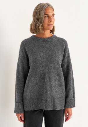 Pullover - dark grey melange