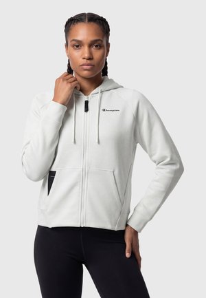 Champion, CHAMPION FULL ZIP HOODIE SWEATSHIRT C-TECH - Sweatjacke - biege
