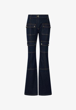 LIU JO, LIU JO FLARE JEANS WITH POCKETS - Τζιν καμπάνα - blue