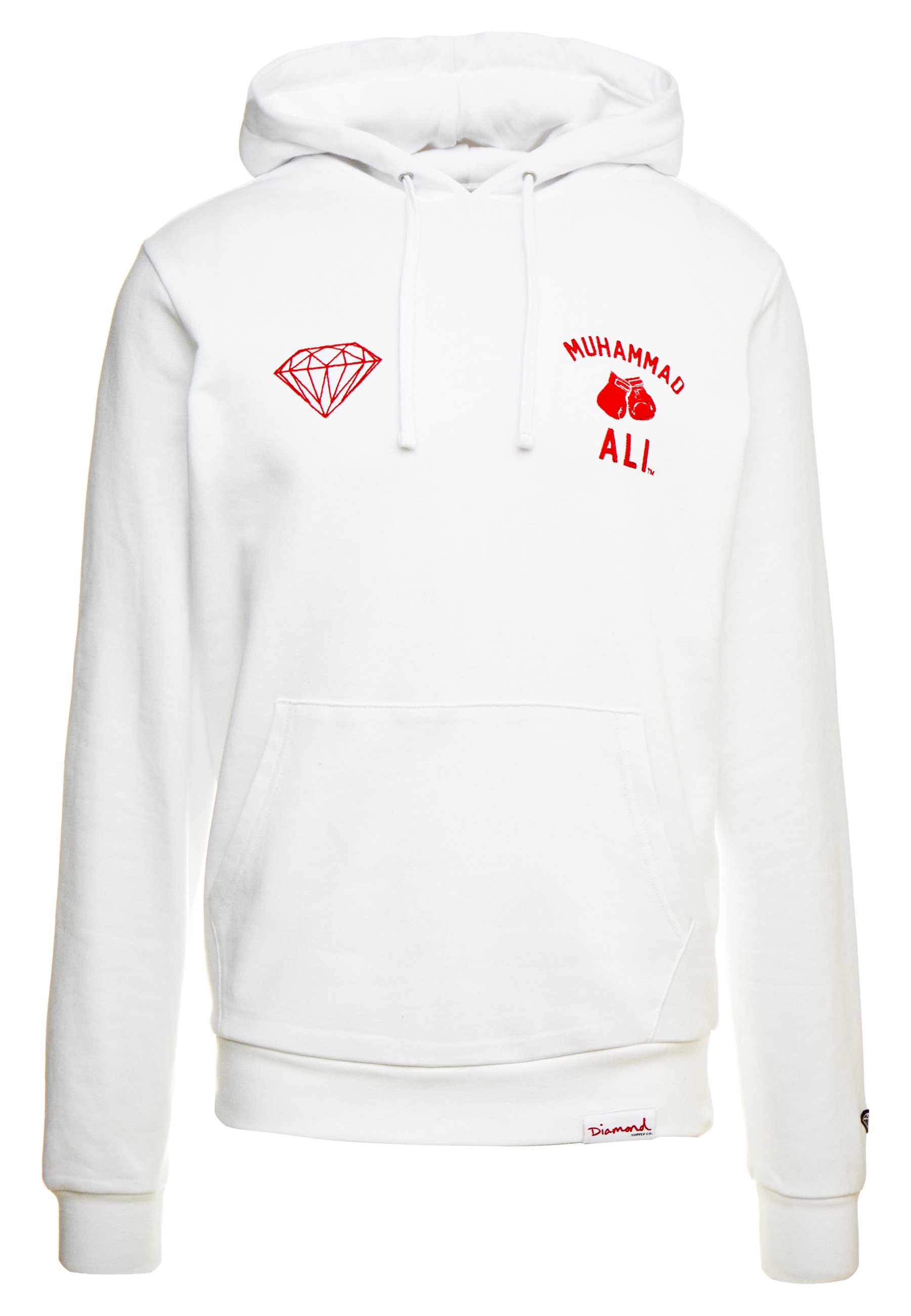 diamond hoodie white