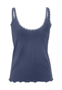 Unselected, indigo blau