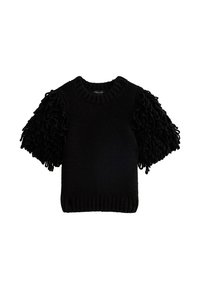 LOOP STITCH SLEEVE  - Trui - black