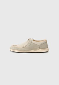 PASADENA LEVE REGULAR UNISEX - Hétköznapi fűzős cipő - stone coin/white