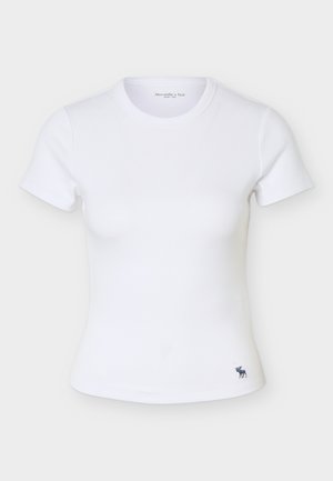 Abercrombie & Fitch, ICON TEE - Základné tričko - white
