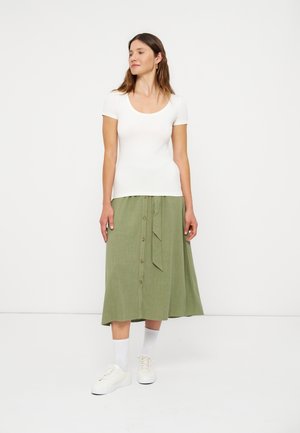 Anna Field, 2 PACK  - T-shirt basique - egret/cognac