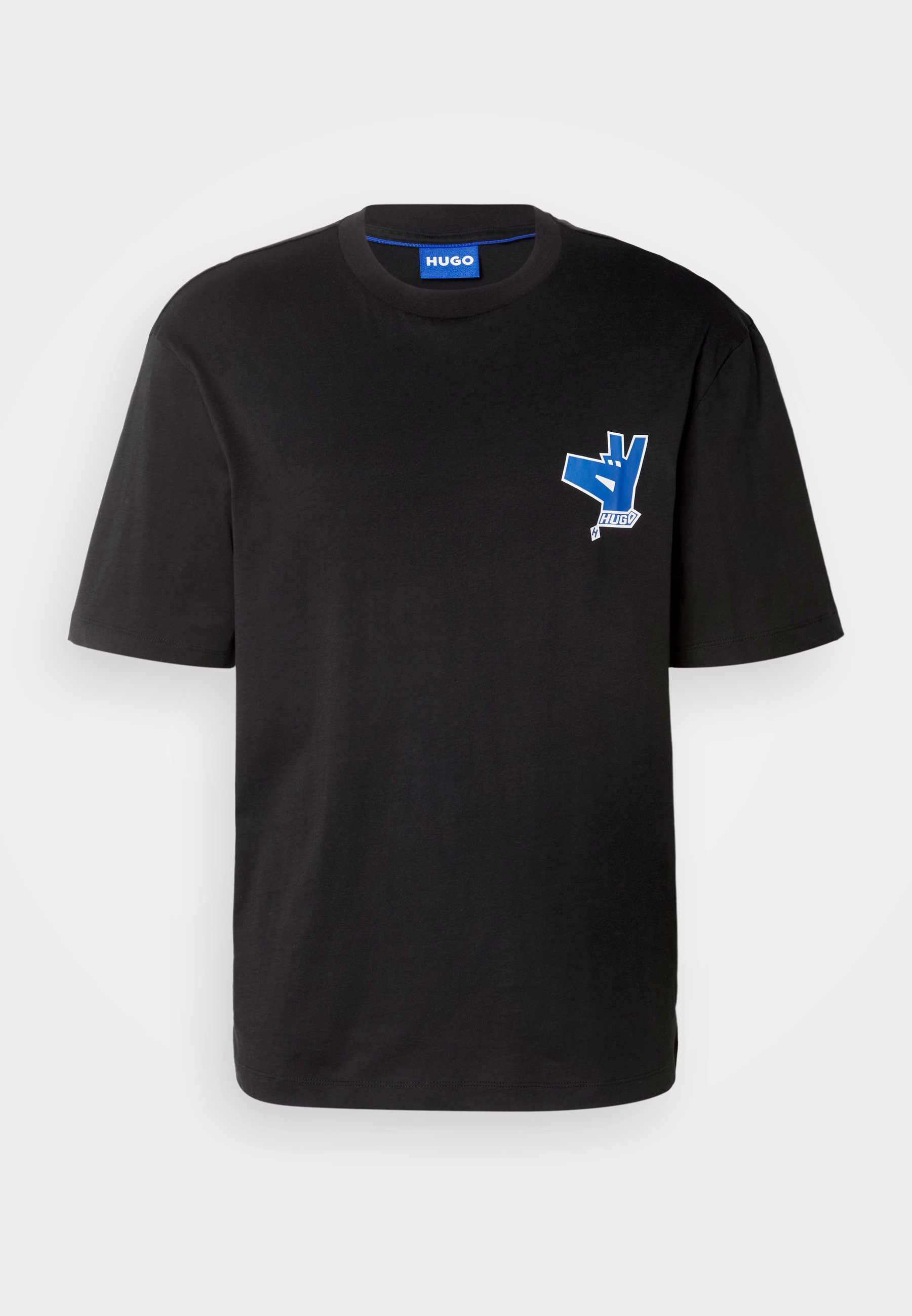 【関送無料】 HUGO Nollico スクリーンプリント ロゴ Tシャツ HUGO NOLLICO - Print T-shirt - black - Zalando