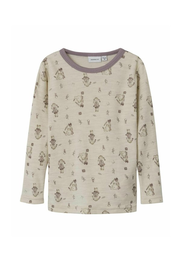 MIT LANGEN ÄRMELN - Langarmshirt - peyote melange