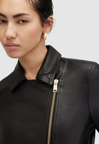 AllSaints VELA BIKER Leather jacket black
