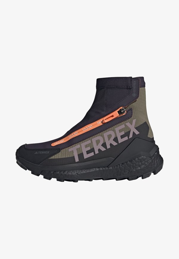 TERREX FREE HIKER 2.0 COLD.RDY HIKING - Hiking shoes - olive strata preloved fig amber tint