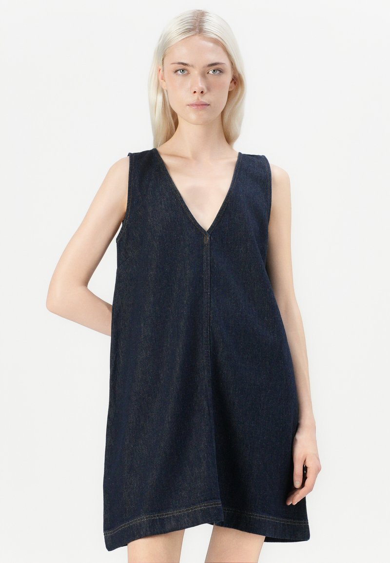 envii denim dress Envii LUCIA DRESS - Denim dress - dark blue rinse/dark-blue denim