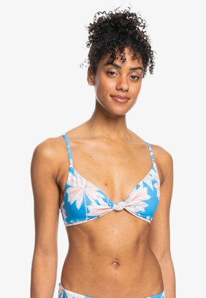 Roxy PRINTED CLASSICS - FÜR ERJX304 - Bikini-Top - azure blue palm island