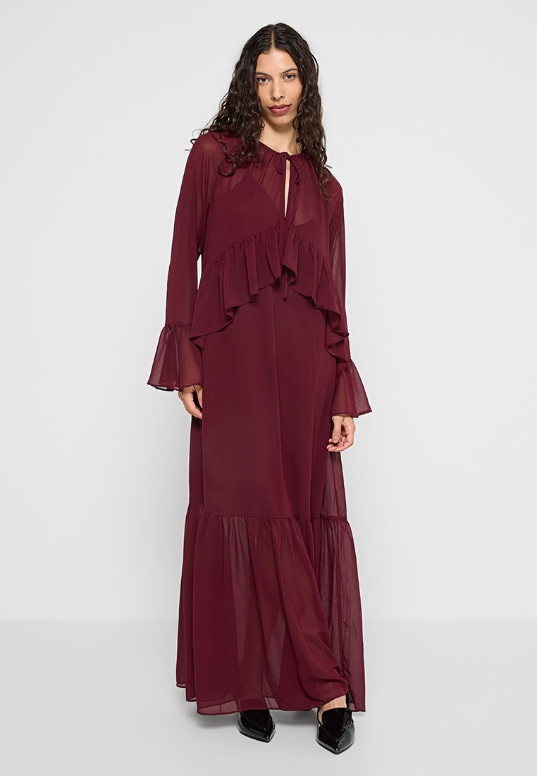 YAS Maxi-jurk bordeauxrood YAS Maxi-jurk bordeauxrood