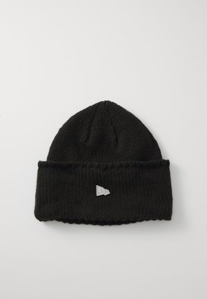 WIDE CUFF BEANIE UNISEX - Mütze - black