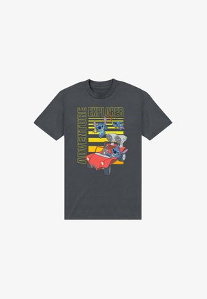 Henry Tiger, LILO & STITCH DISNEY STITCH EXPLORE - T-shirt imprimé - light charcoal