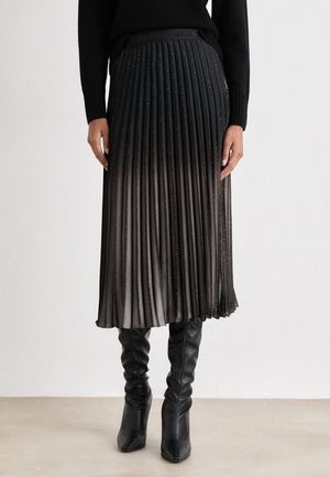 DKNY PULL ON PLEATED OMBRE SKIRT - Pleated skirt - ash grey