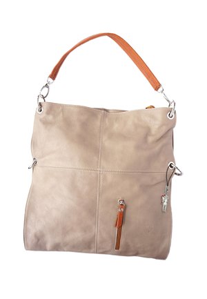 DrachenLeder Handtas - braun helltaupe tan