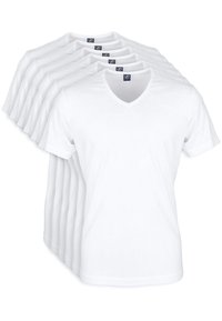 V-NECK 6-PACK - Basic T-shirt - white