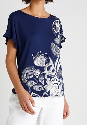Print T-shirt - blue