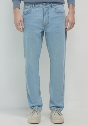 EFFETTO SLAVATO - Straight leg jeans - blu denim slavato