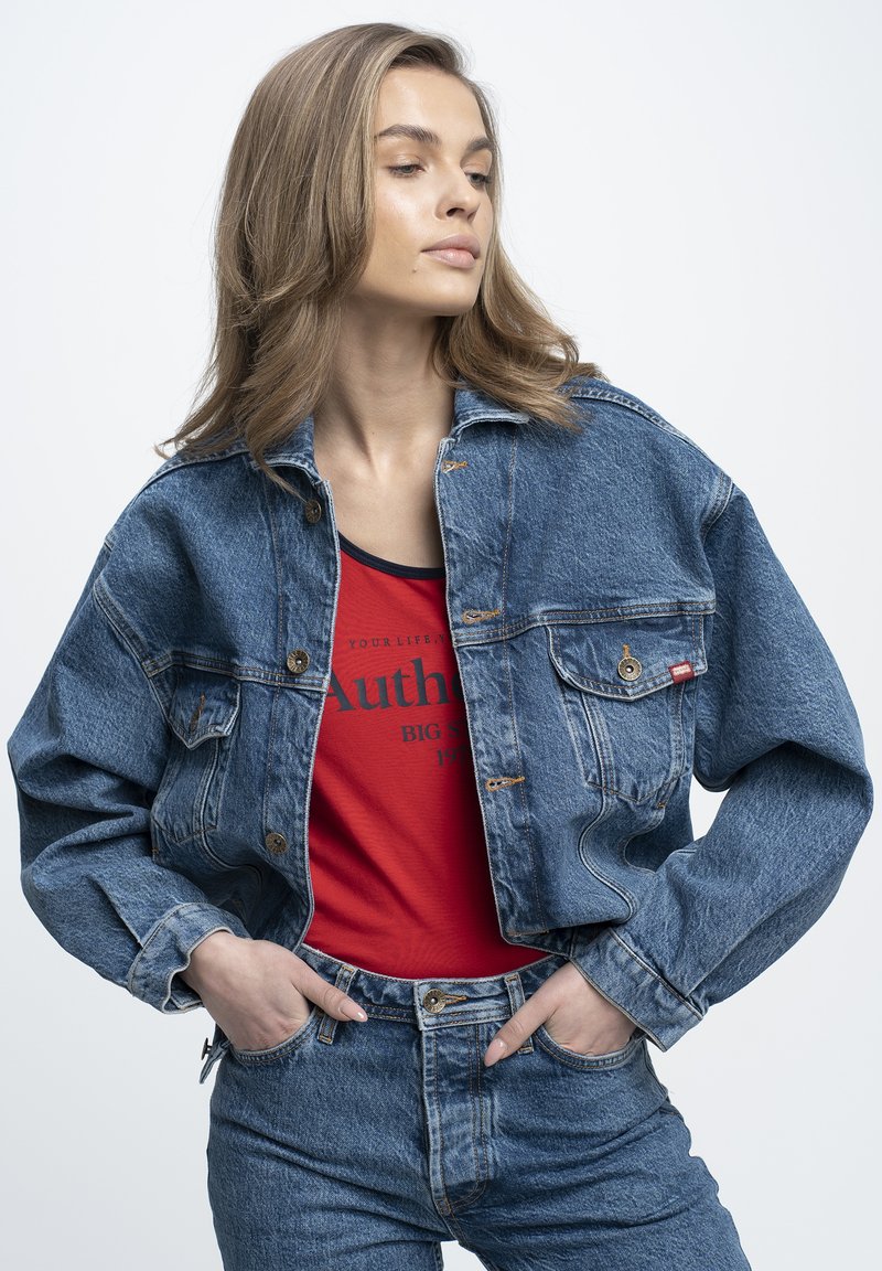 Big Star AUTHENTIC - Teksajakk - blau