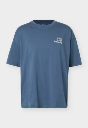 ASICS, RUNNER MESSAGE GRAPHIC RELAXED TEE - T-shirts print - raw indigo