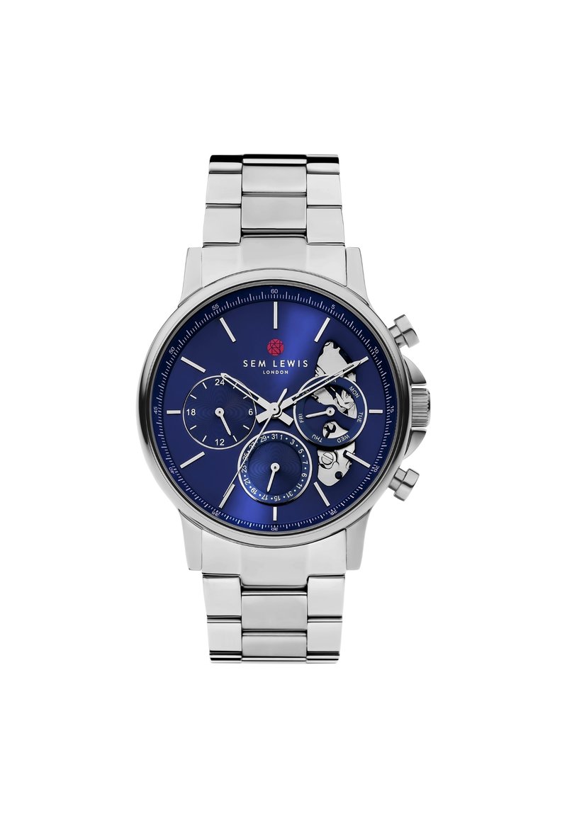 Herren Analoguhren | Sem Lewis SET Chronograph silber farbend/silberfarben - ZT72436 Herren Analoguhren | Sem Lewis SET Chronograph silber farbend/silberfarben - ZT72436
